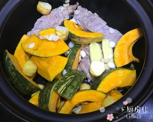 南瓜栗子猪骨汤-教你煲广东汤