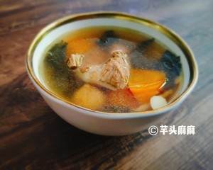 广东老火汤⑦‖秋季润肺止咳老火汤～菜干无花果南北杏煲猪骨