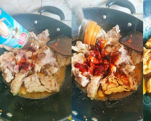 土豆卤猪骨头