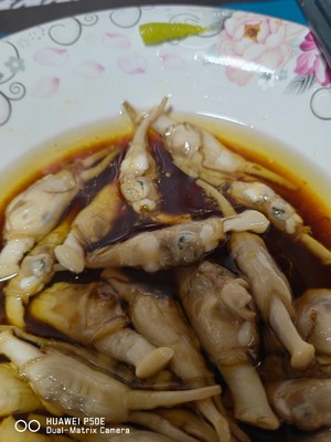 葱油芥末蛏子