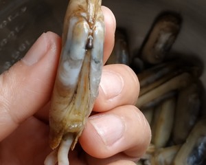 盐焗蛏子(附:洗蛏子的方法)