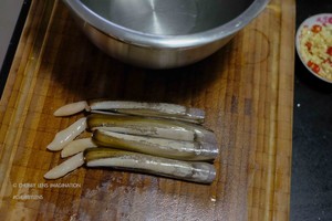 蛏子清洗和清蒸的完美教程