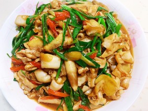 葱姜爆炒蛏子王