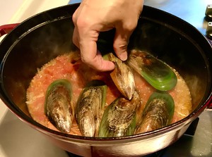 鲜！虾汤煮青口