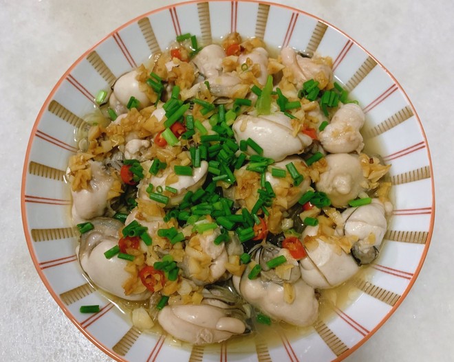 蒜蓉粉丝蒸蚝仔牡蛎肉