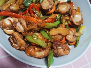 葱爆扇贝肉