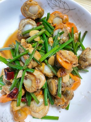 小炒扇贝肉，简单却补充一天营养
