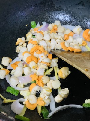 爆炒扇贝肉（太鲜啦）