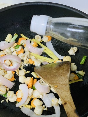 爆炒扇贝肉（太鲜啦）