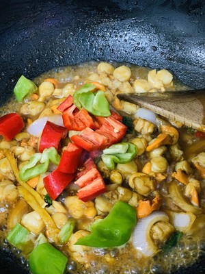 爆炒扇贝肉（太鲜啦）