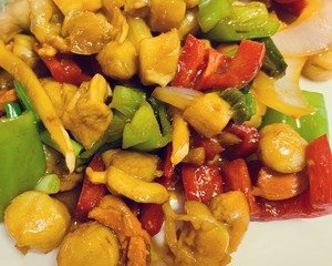 爆炒扇贝肉（太鲜啦）