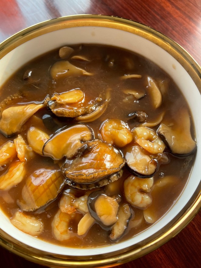 家庭版鲍鱼捞饭