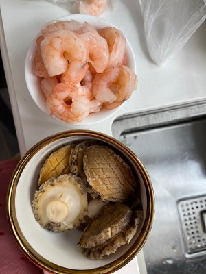 家庭版鲍鱼捞饭