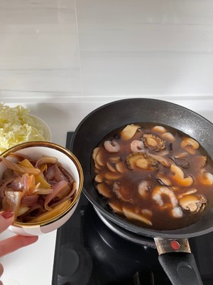 家庭版鲍鱼捞饭