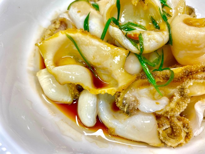 葱油鲍鱼片