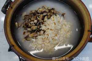 瑶柱冬菇焖饭  &lt;302小厨房&gt;