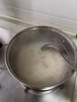 干贝青菜粥