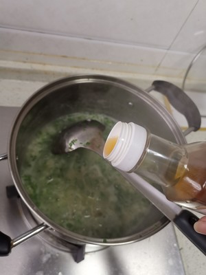 干贝青菜粥