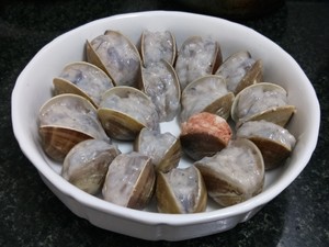 蛤蜊酿虾滑