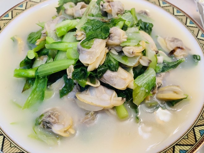 蛤蜊小白菜