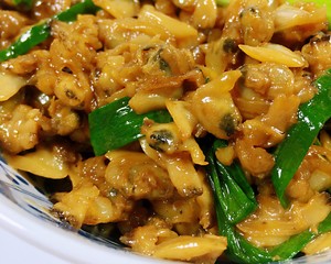 米粥米饭伴侣·爆炒葱香花甲肉/蛤蜊肉