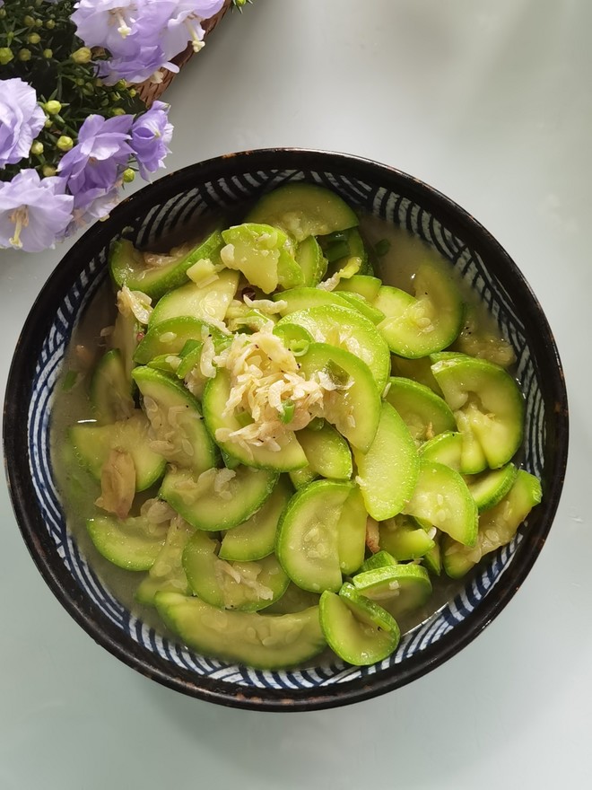 西葫芦炒虾米