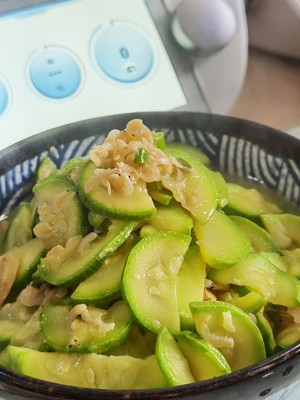 西葫芦炒虾米