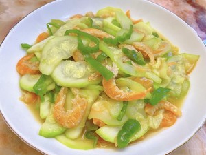 海米炒西葫芦