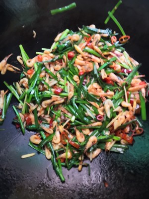 韭菜炒虾米