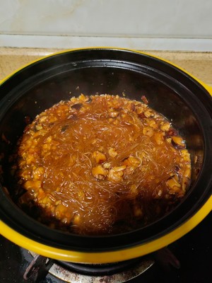 零失败的冬菇虾米粉丝煲