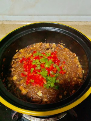 零失败的冬菇虾米粉丝煲