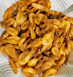 干炸小海白虾