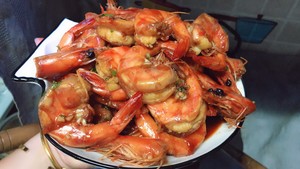 油爆大明虾