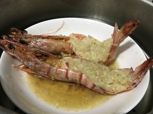 蒜蓉竹节虾