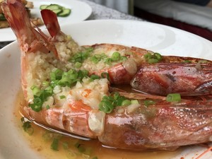 蒜蓉竹节虾