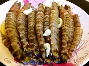 葱油竹节虾