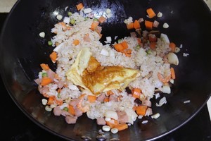 虾干什锦炒饭