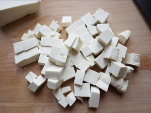 虾干蒸豆腐