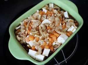虾干蒸豆腐