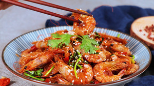 夏天快手下饭菜推荐——香辣虾干