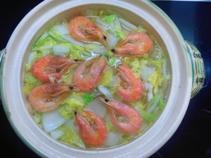 【冬日暖身汤】白菜虾干粉丝煲
