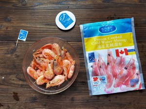 ?虾的王炸吃法?蒜香奶油北极甜虾焗蘑菇