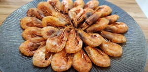 烤北极甜虾