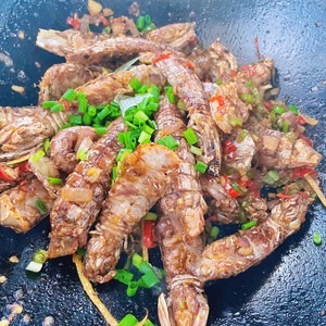 不费油·椒盐皮皮虾