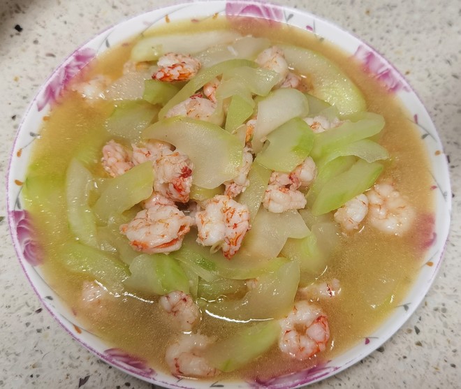 海虾肉炒刺瓜