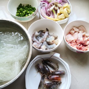 海虾粉丝煲
