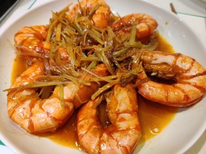 油焖大虾（黑虎虾）