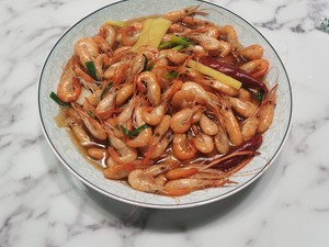 水煮河虾