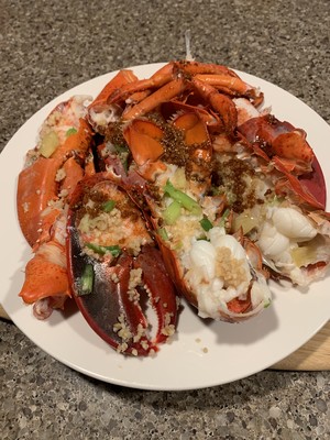 清蒸龙虾?