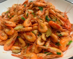 葱油河虾